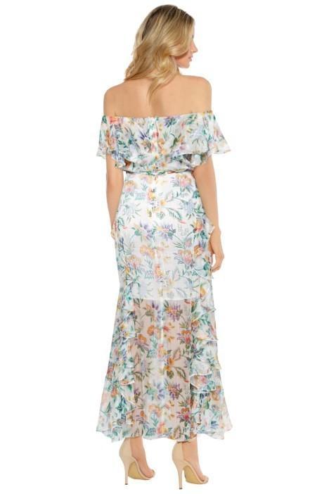 Alice McCall Oh Oh Oh Maxi Dress- Ivory Garden for rent on The Volte - main image