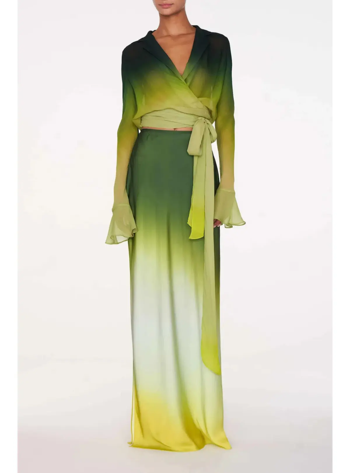 Rat & Boa  Cypress Shirt and Skirt Set in Green Size S / AU 8 - Image 1