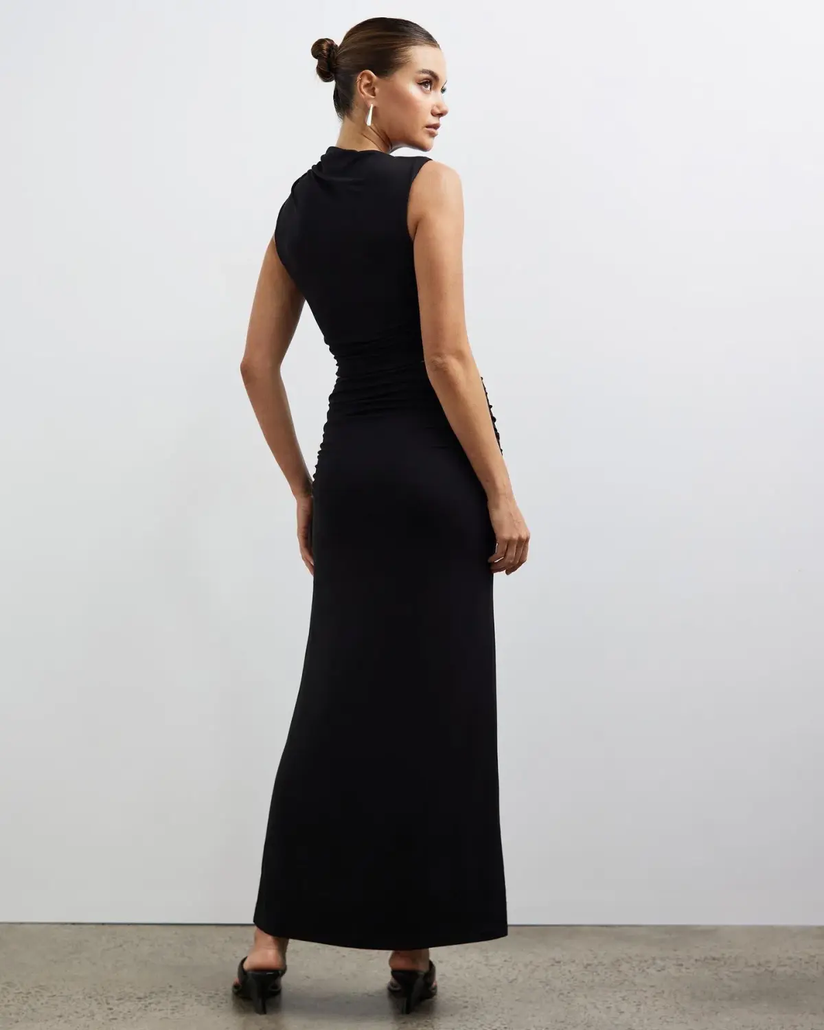 Lover Collins Ring Front Maxi Dress Black Size 10 - Image 3