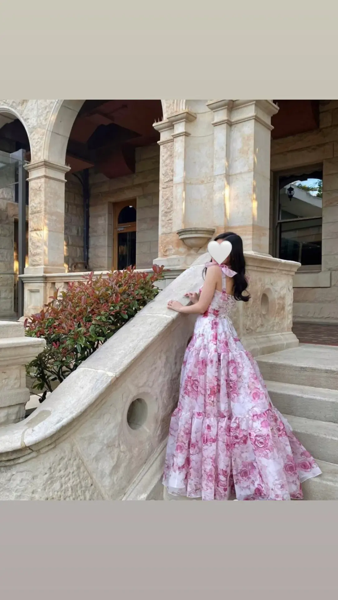 Milla Pink Peony Tenter Floral Maxi Tie-up Dress Floral Size 4  for rent on The Volte - main image