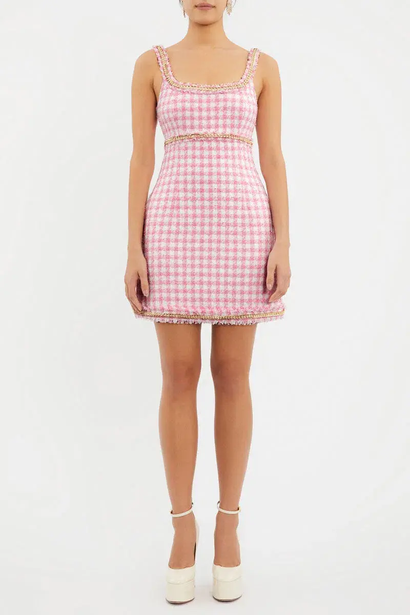 Rebecca Vallance Gabrielle Scoop Mini Dress Pink Size 6 - Image 2