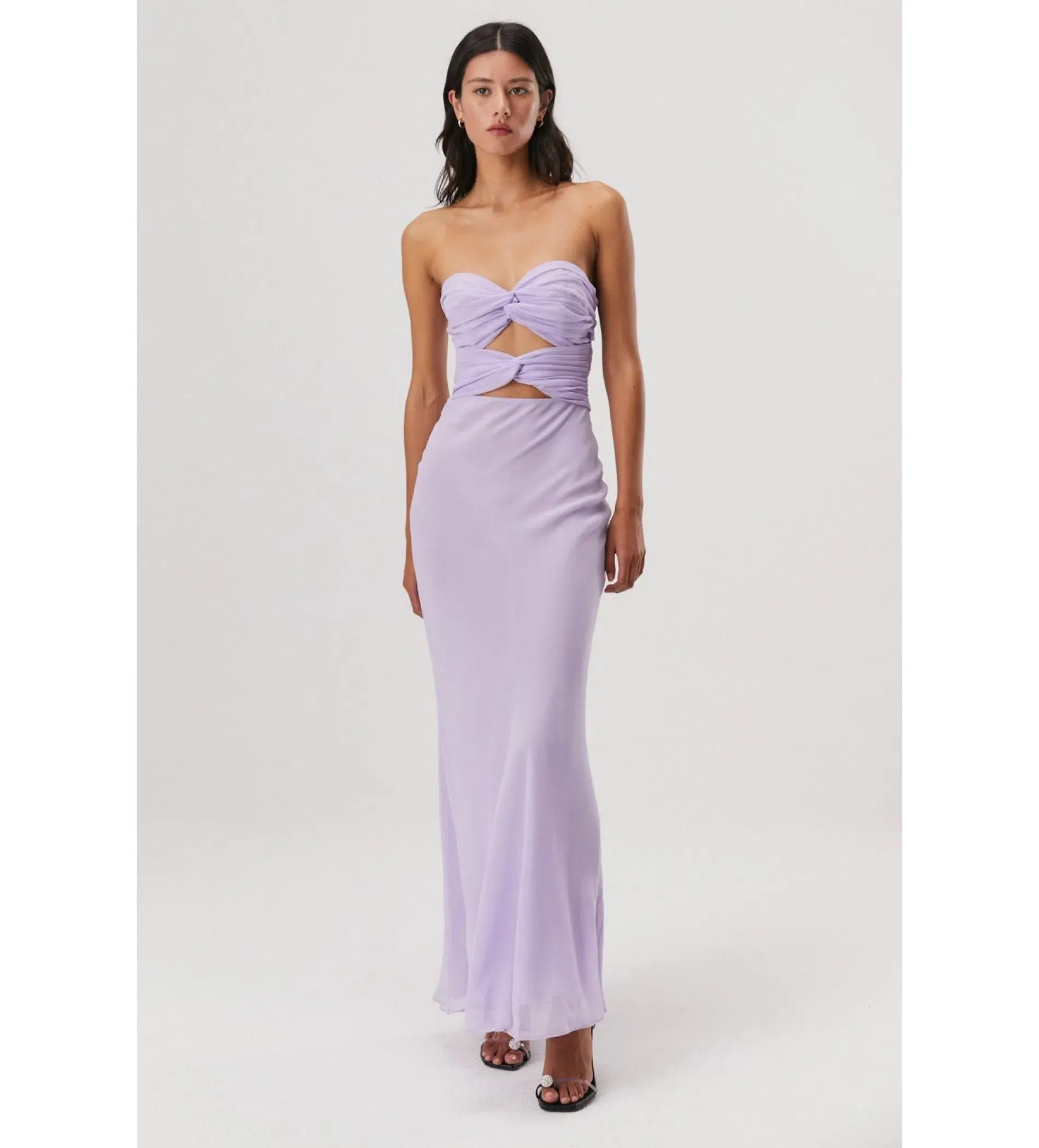 Misha Saga Maxi Dress In Violet Size 8  - Image 1