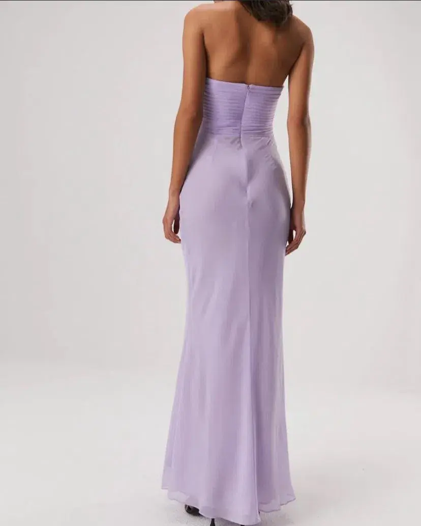 Misha Saga Maxi Dress In Violet Size 8  - Image 4