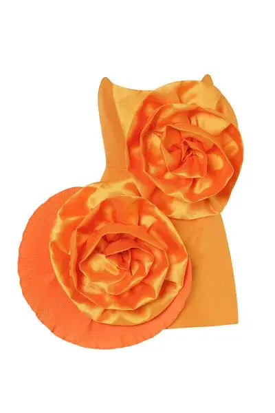  Eliya The Label Hayman Dress Tangerine Size M/Au 10  - Image 3