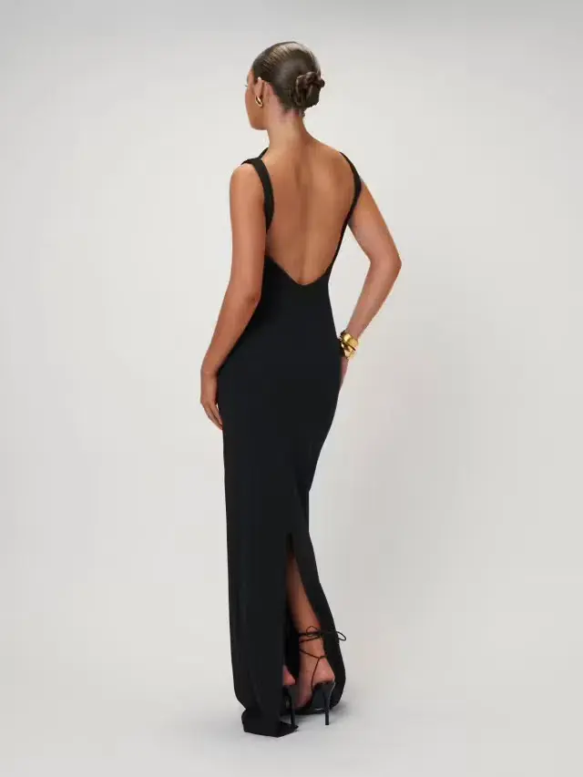 Effie Kats Verona Gown Black Size XS / Au 6 - Image 4