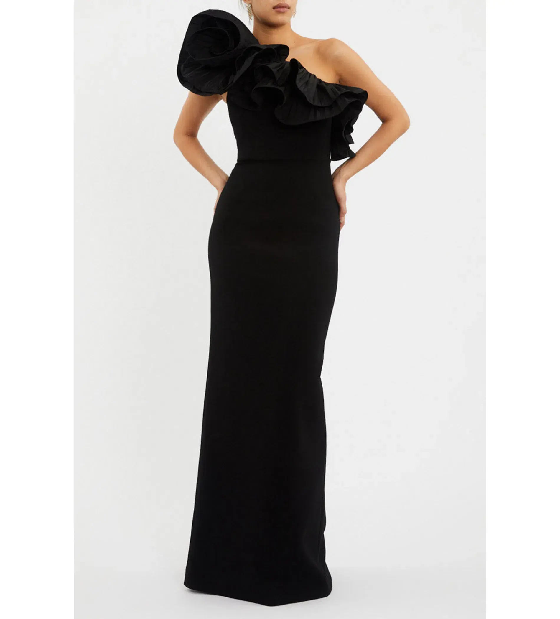 Rebecca Vallance Chloe Gown Black Size 10  - Image 1