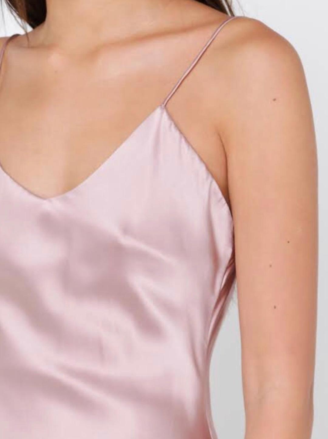 Hansen and Gretel Demi Slip Dress Blush Size 6 for rent on The Volte - main image