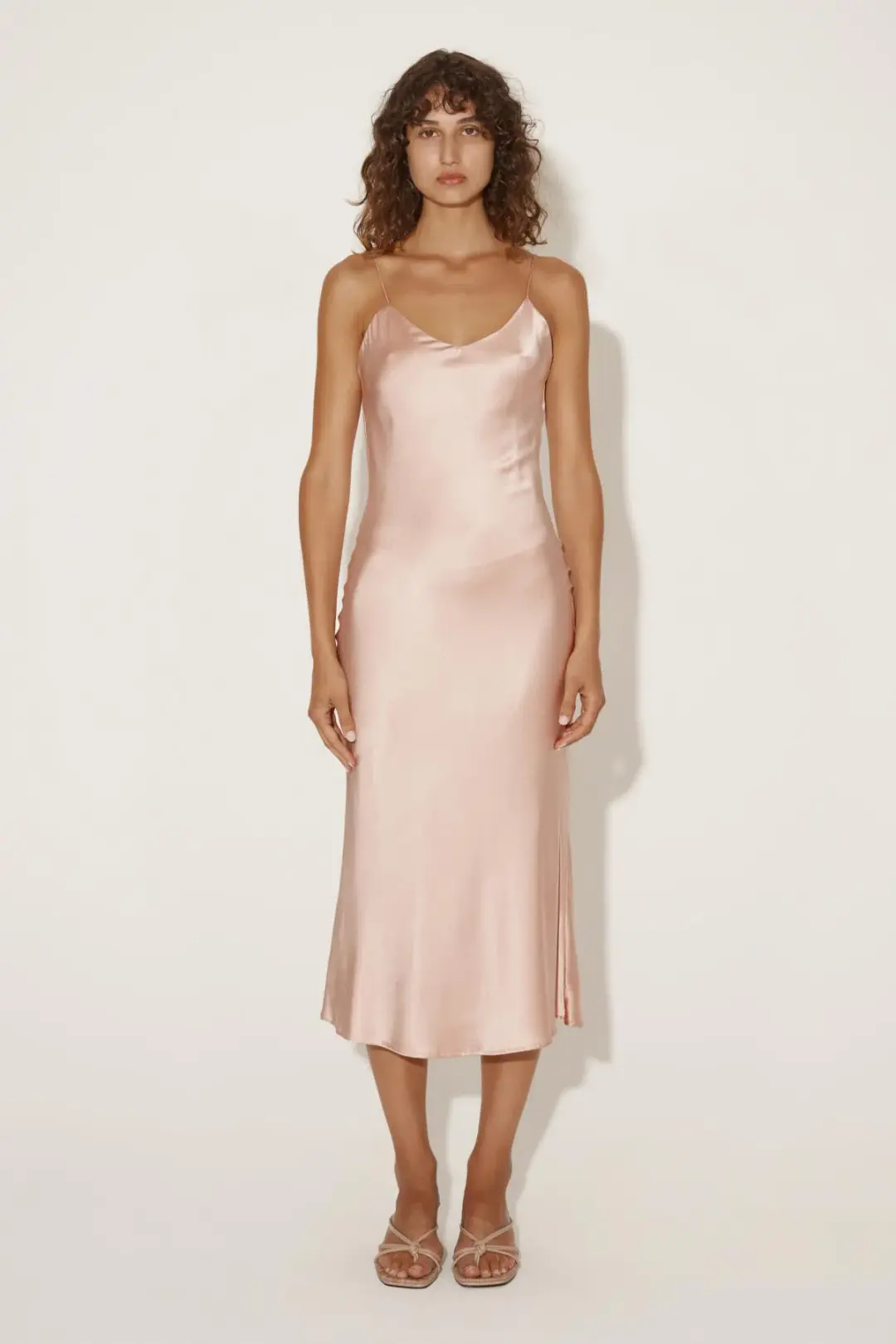 Hansen and Gretel Demi Slip Dress Blush Size 6 for rent on The Volte - main image