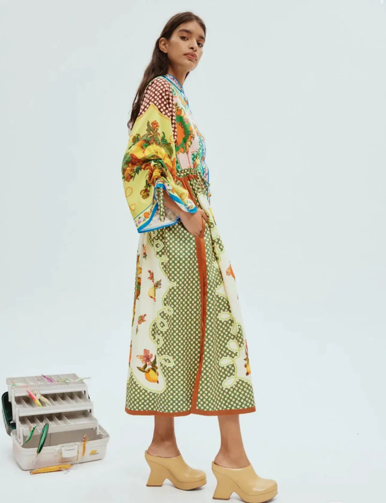 Alemais Lemonis Shirtdress Multi Size 10  - Image 2