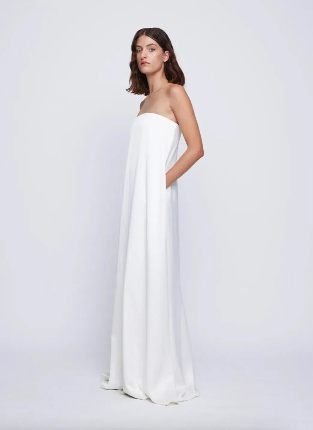 Anna Quan Delfina Gown Ivory White Size 10 - Image 2