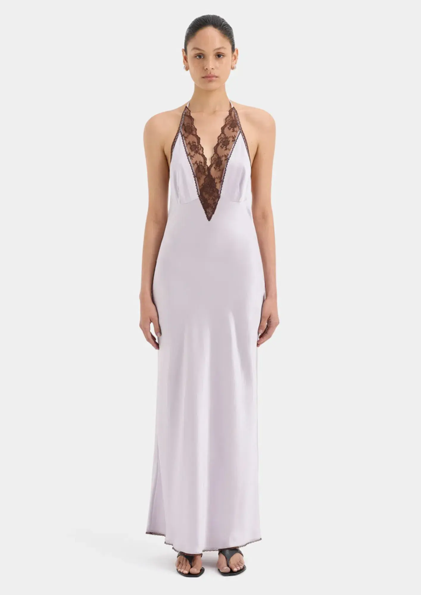 Sir The Label Aries Halter Dress Lilac Size 0/ AU 6 - Image 1