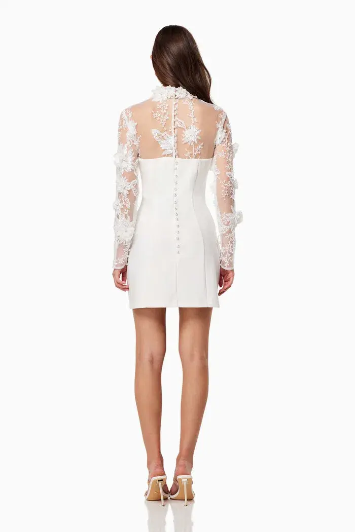 Elliatt Damaris Mini Dress in White Size Large / AU 12 - Image 3