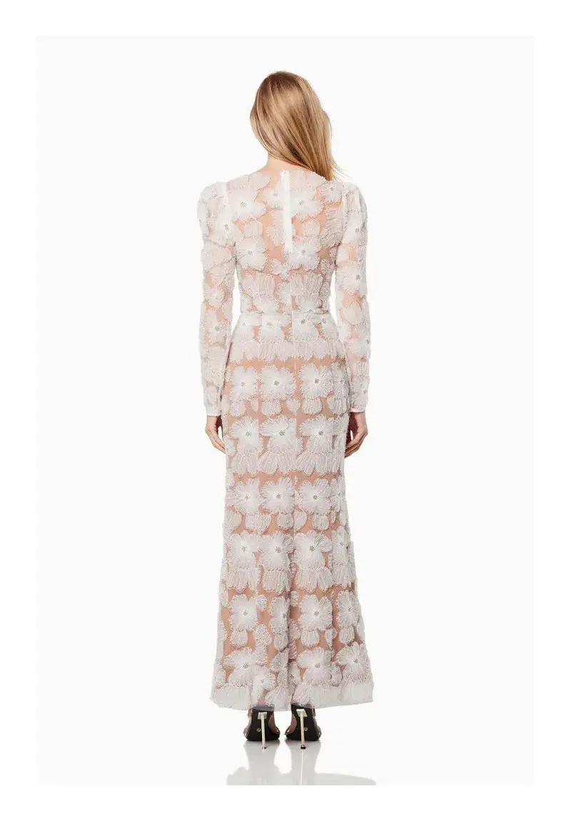 Elliatt Darcy Maxi Gown in White Size Small /AU 8 - Image 3