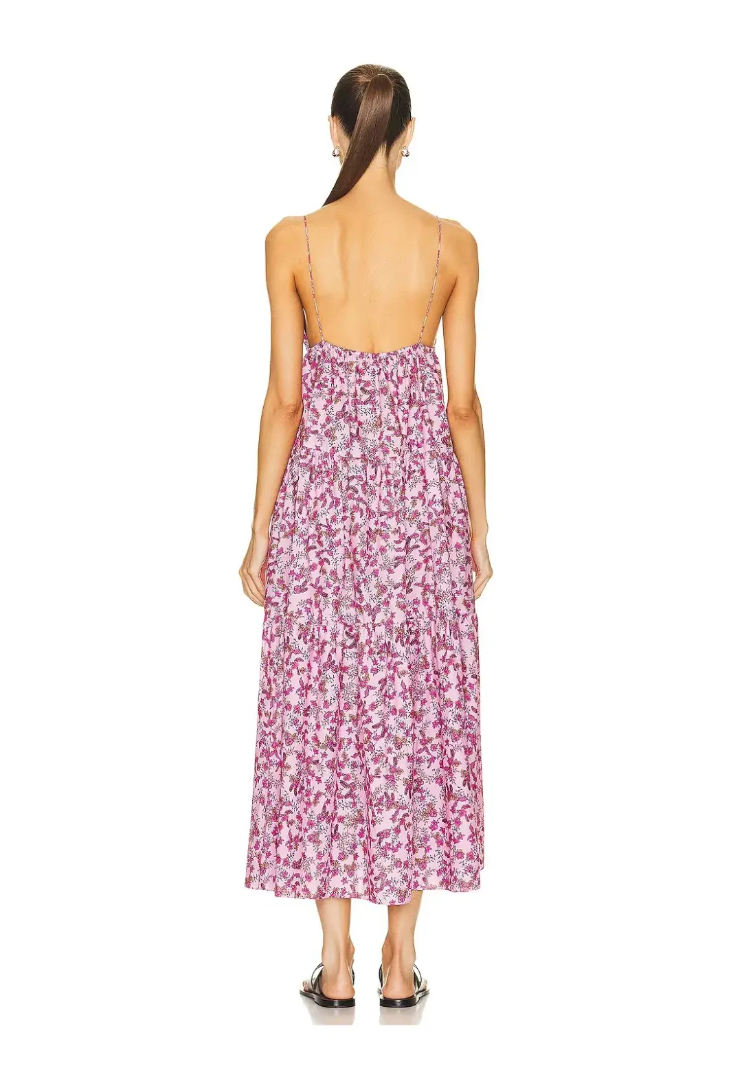 Matteau Triancle Sundress Pink Floral Size 1 / AU 8 for rent on The Volte - main image