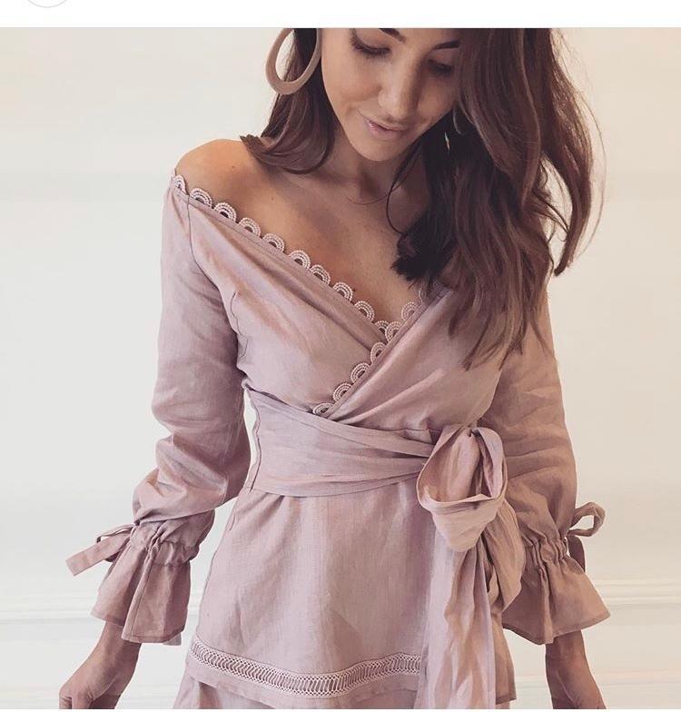 New Romantics LuLu Dress Desert Pink Size 12 - Image 2