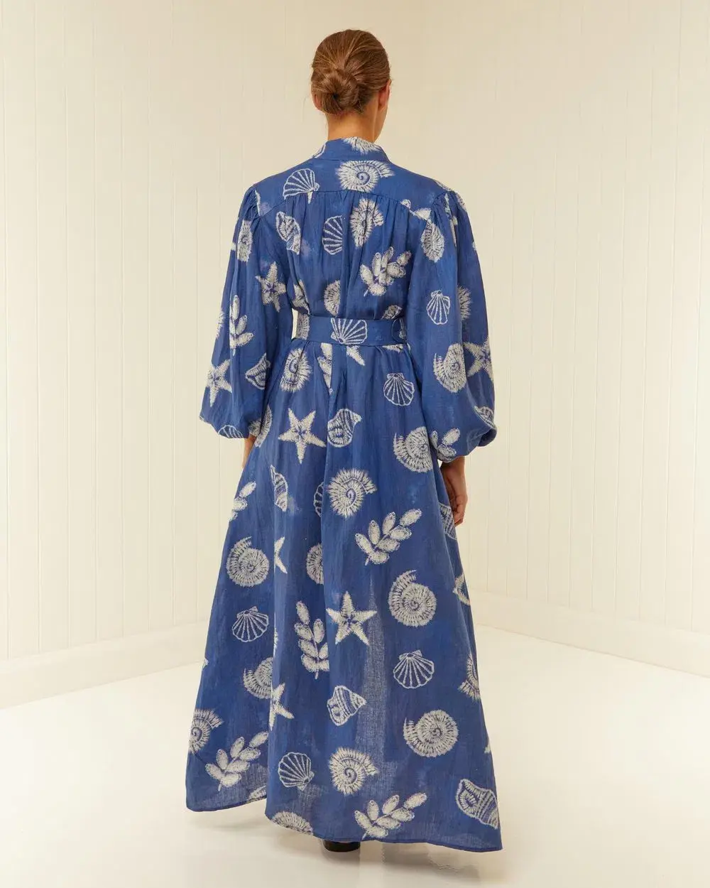 Palm Noosa Noddy Dress Blue Print Size 14 - Image 2