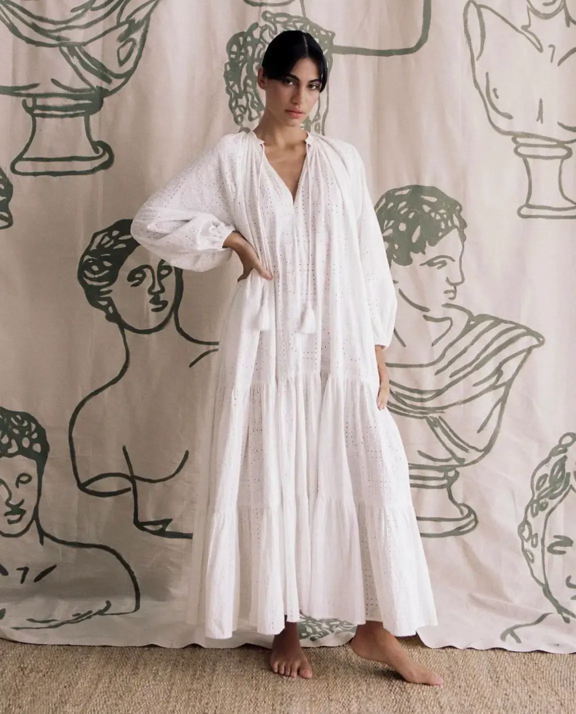 Palm Noosa Sol Dress White Size 8 - Image 1