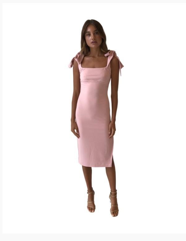 By Nicola Sweetest Thing Pink Dress Size 10 - Image 2