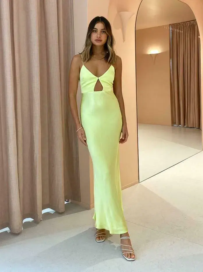 Bec and Bridge Sweetie Maxi Dress Citrus Size 10 - Image 1