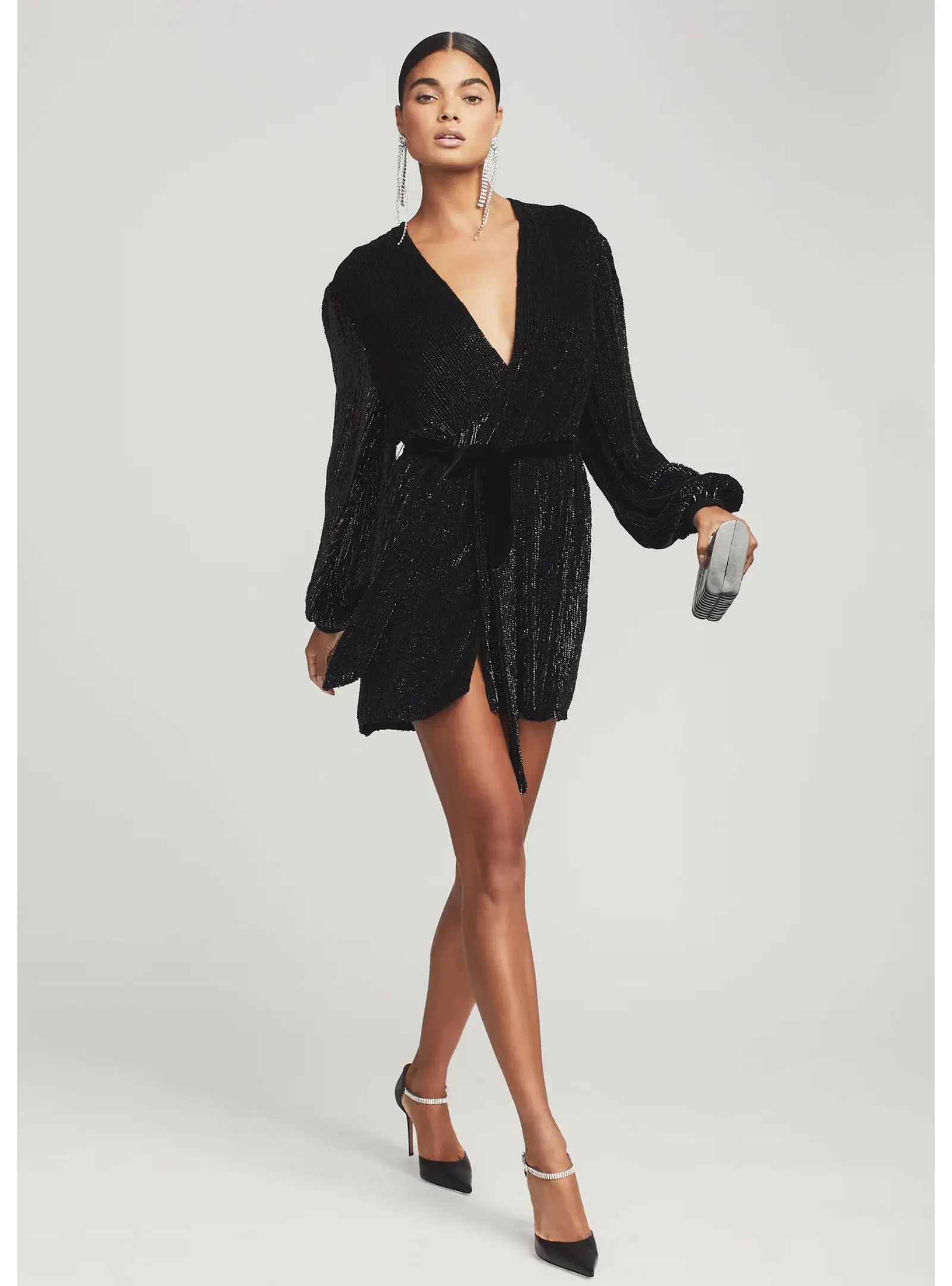 Retrofete Gabrielle Robe Dress In Black Size Small / AU 8 - Image 1