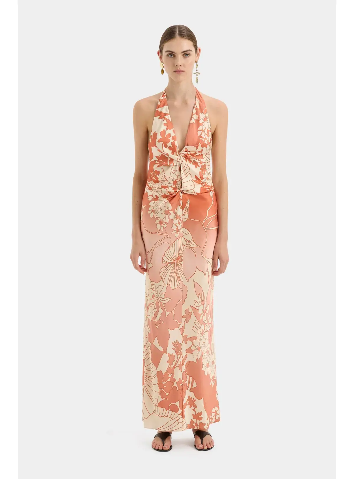 Sir the label Como Twist Dress Paradiso Print Size AU 8 - Image 1