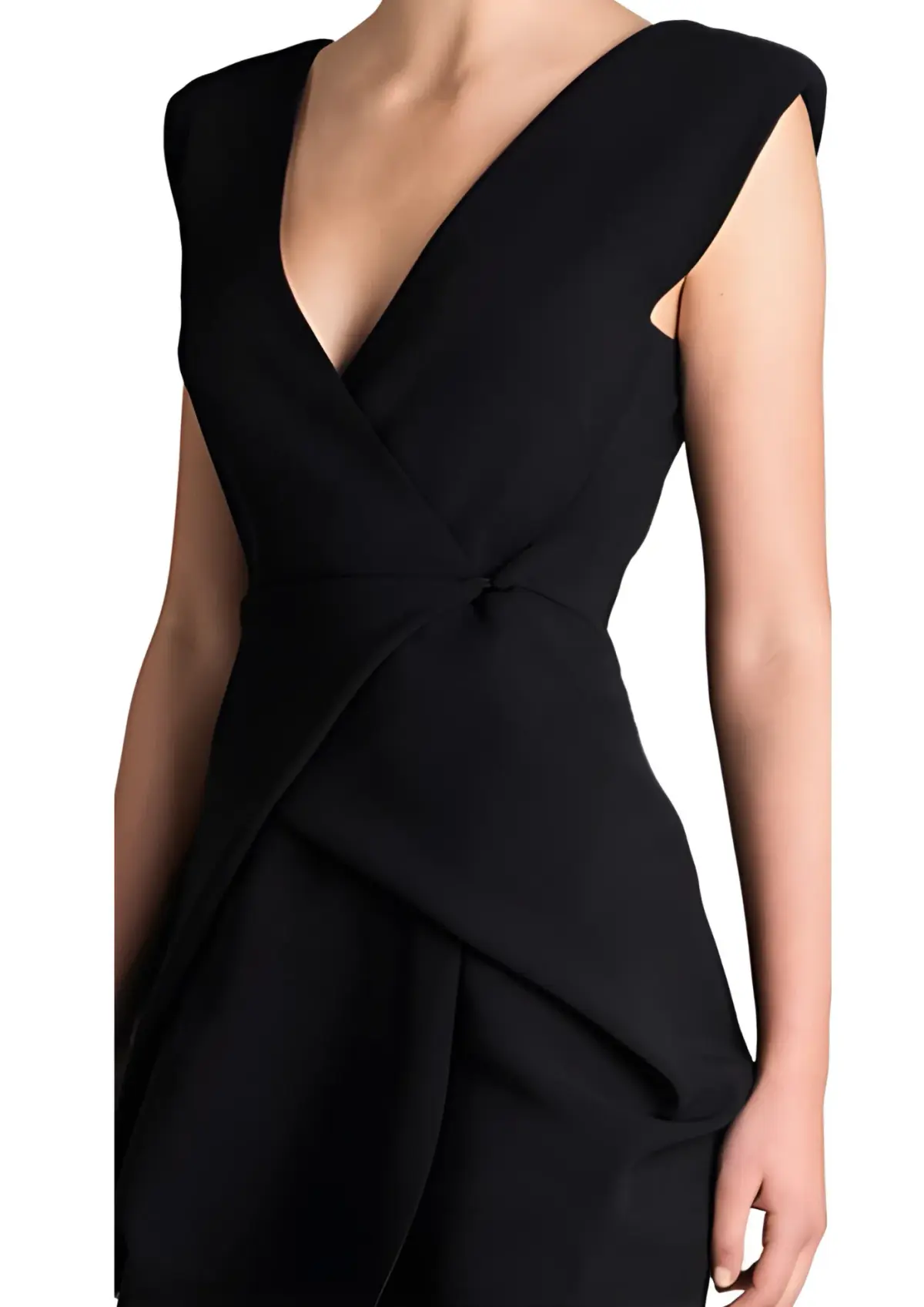 Bianca Spender Cocoon Dress Black Size AU 14 - Image 3