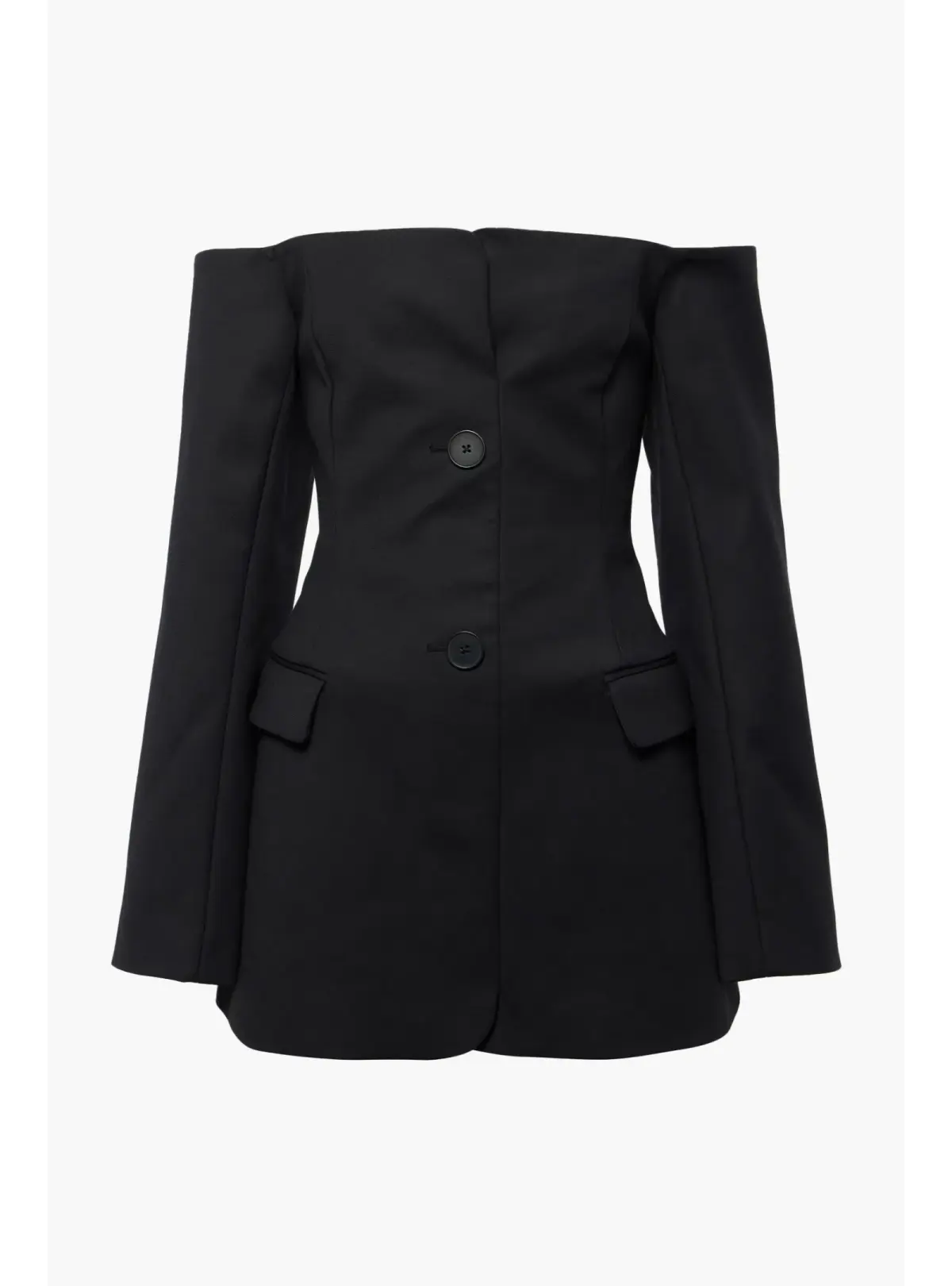 Sir The Label Sandrine Tailored Mini Dress Black Size AU 12 - Image 3