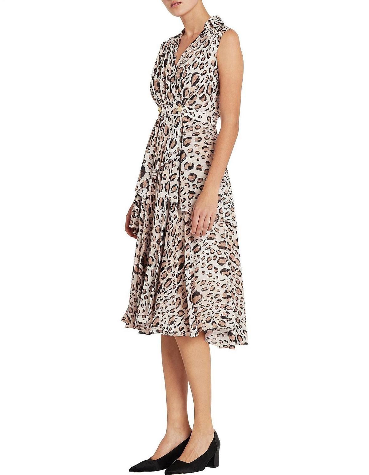 Aje Eliza Dress Print Size 6 - Image 3