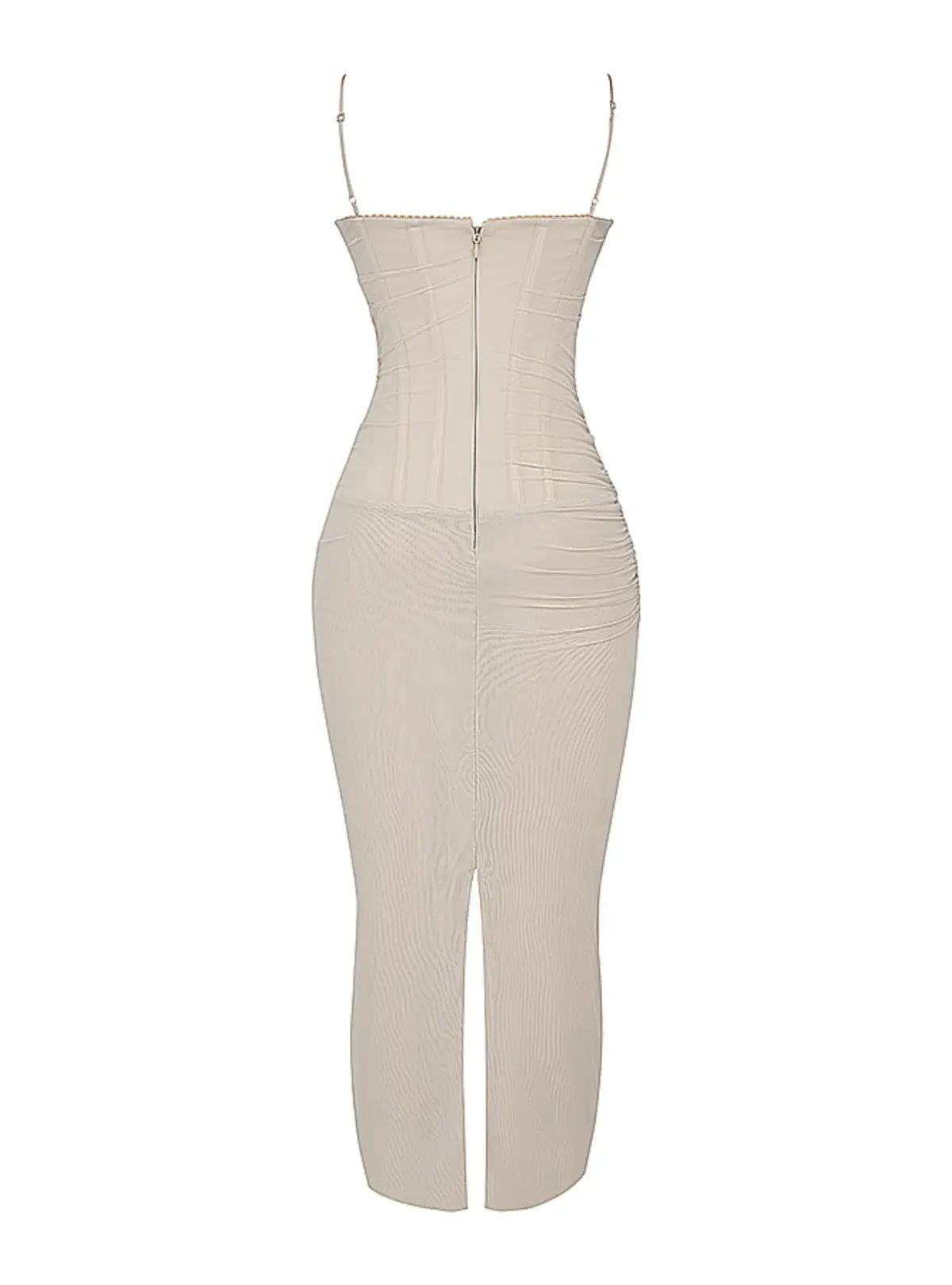 House of CB Nalini Maxi Dress in Sand Size AU 6 - Image 7