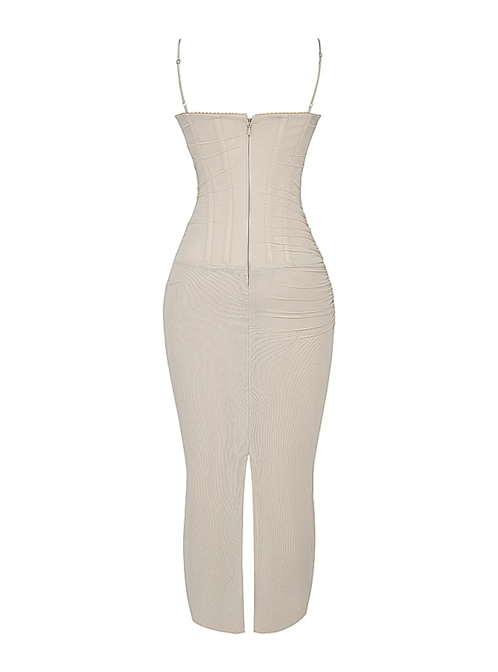 House of CB Nalini Maxi Dress in Sand Size AU 6 - Image 7