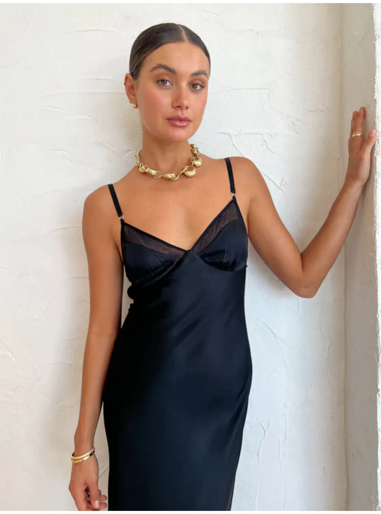 Bec & Bridge Joelle Maxi Dress Black Size AU 6 - Image 2