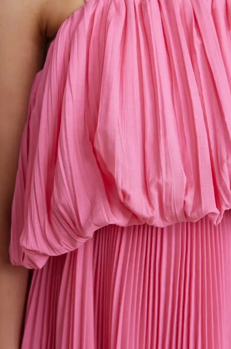 Acler Varley Mini Dress Peony Pink Size 6 - Image 5