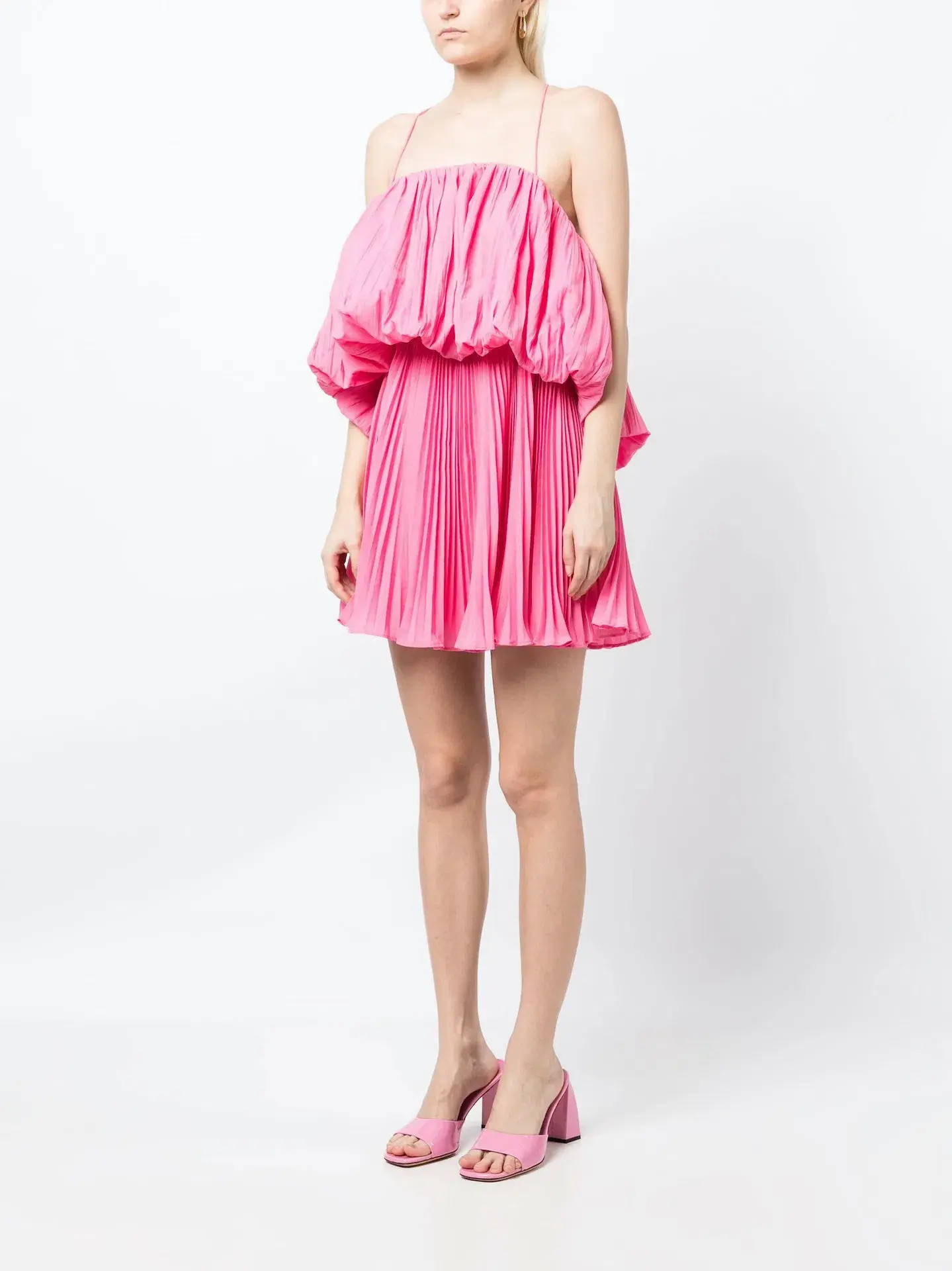 Acler Varley Mini Dress Peony Pink Size 6 - Image 1