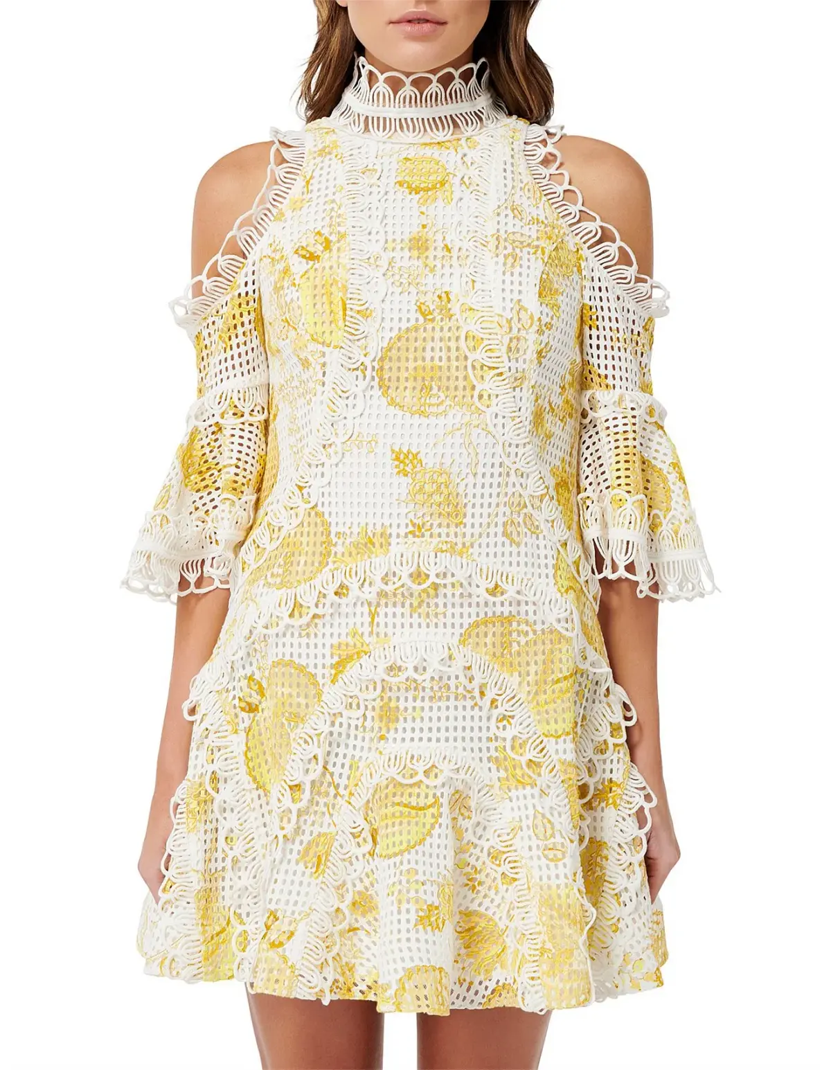 Thurley Chintz Spliced Dress Print Size 6 - Image 1