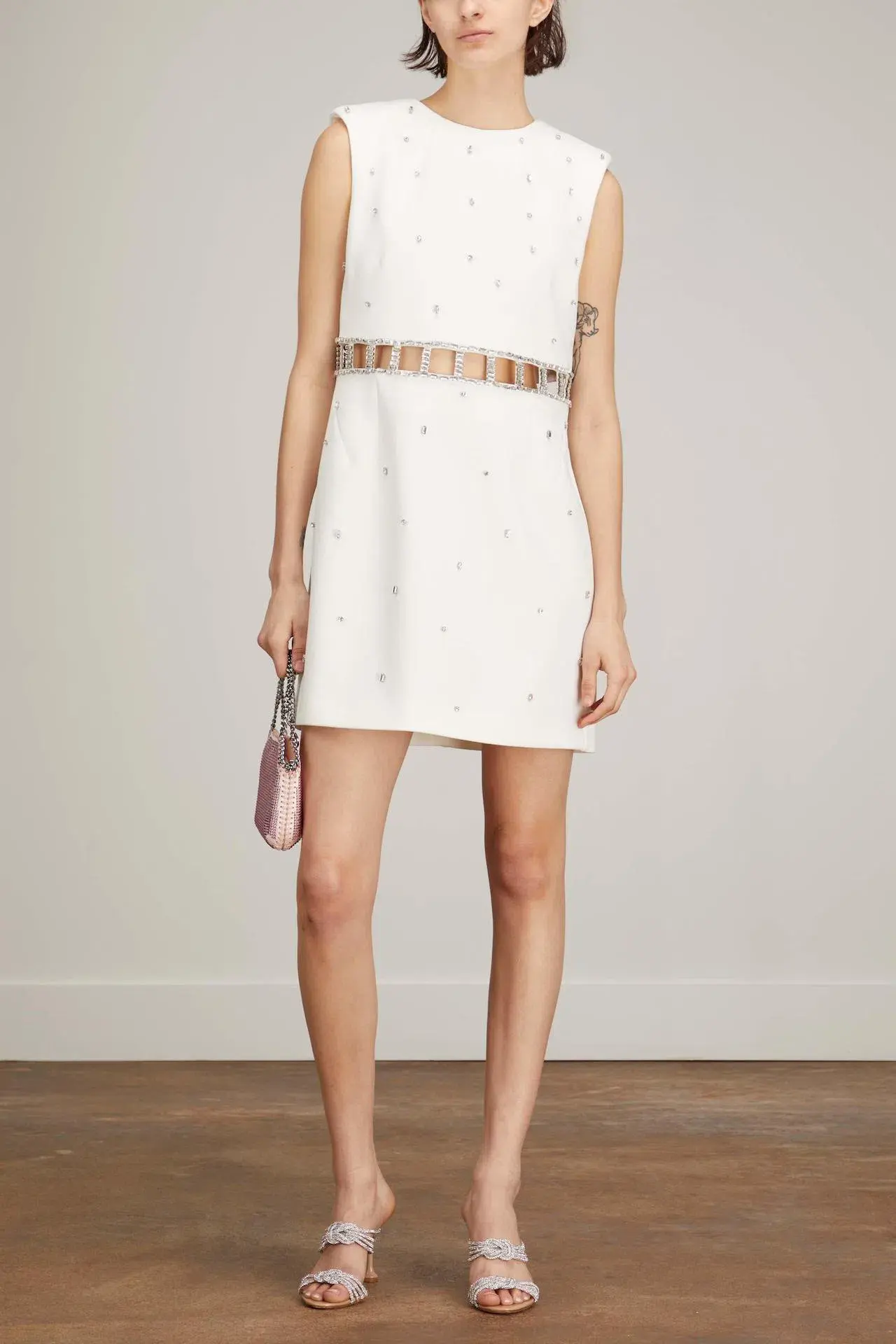 Rachel Gilbert Aliyah Mini Dress Ivory Size 8 - Image 1
