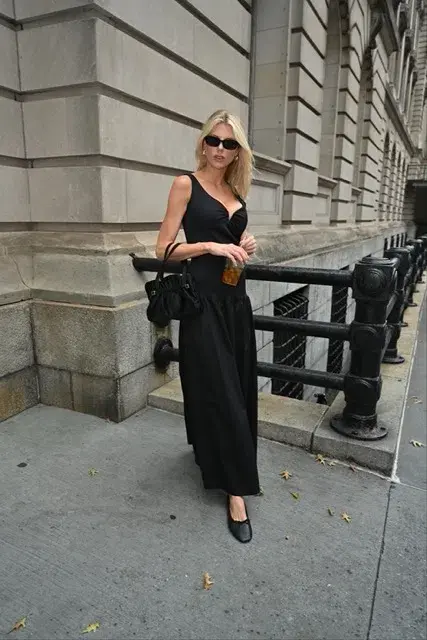 Anna Quan Florence Dress Black Noir Size 8 - Image 3