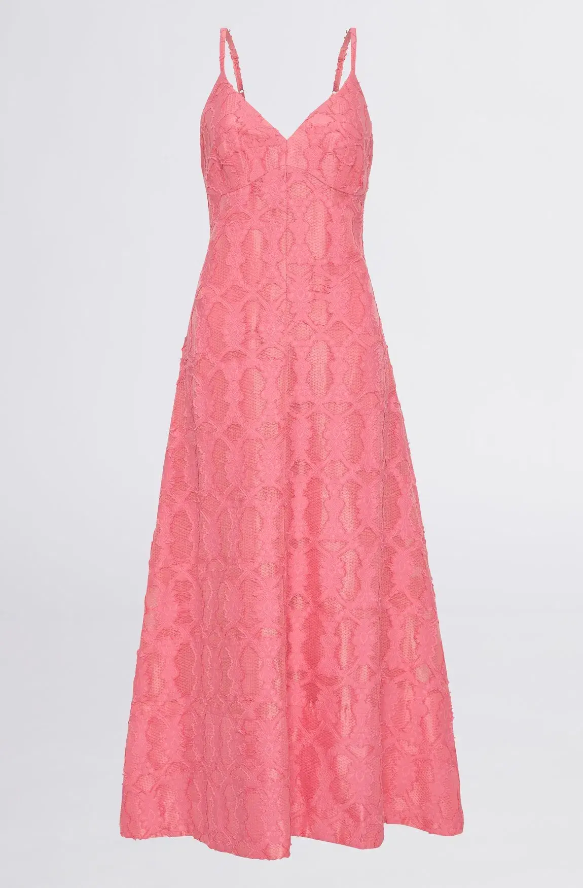 Sheike Whispers Lace Dress Candy Pink Size 14 - Image 2