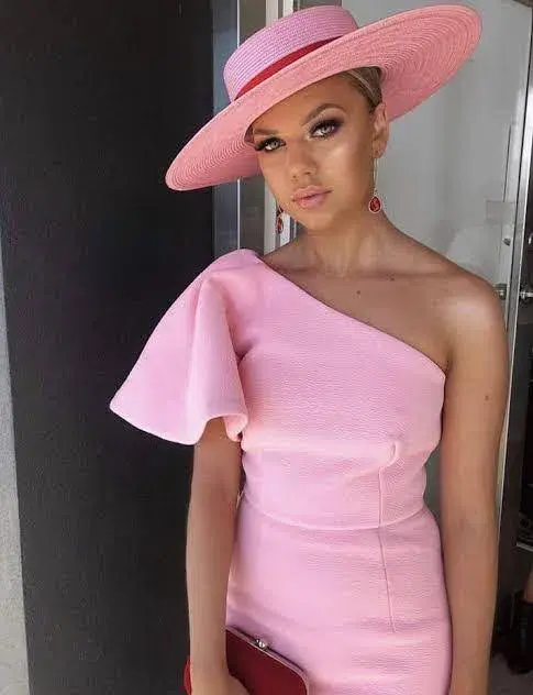 Sheike Unforgettable Mini Dress Pink Size 12 - Image 2