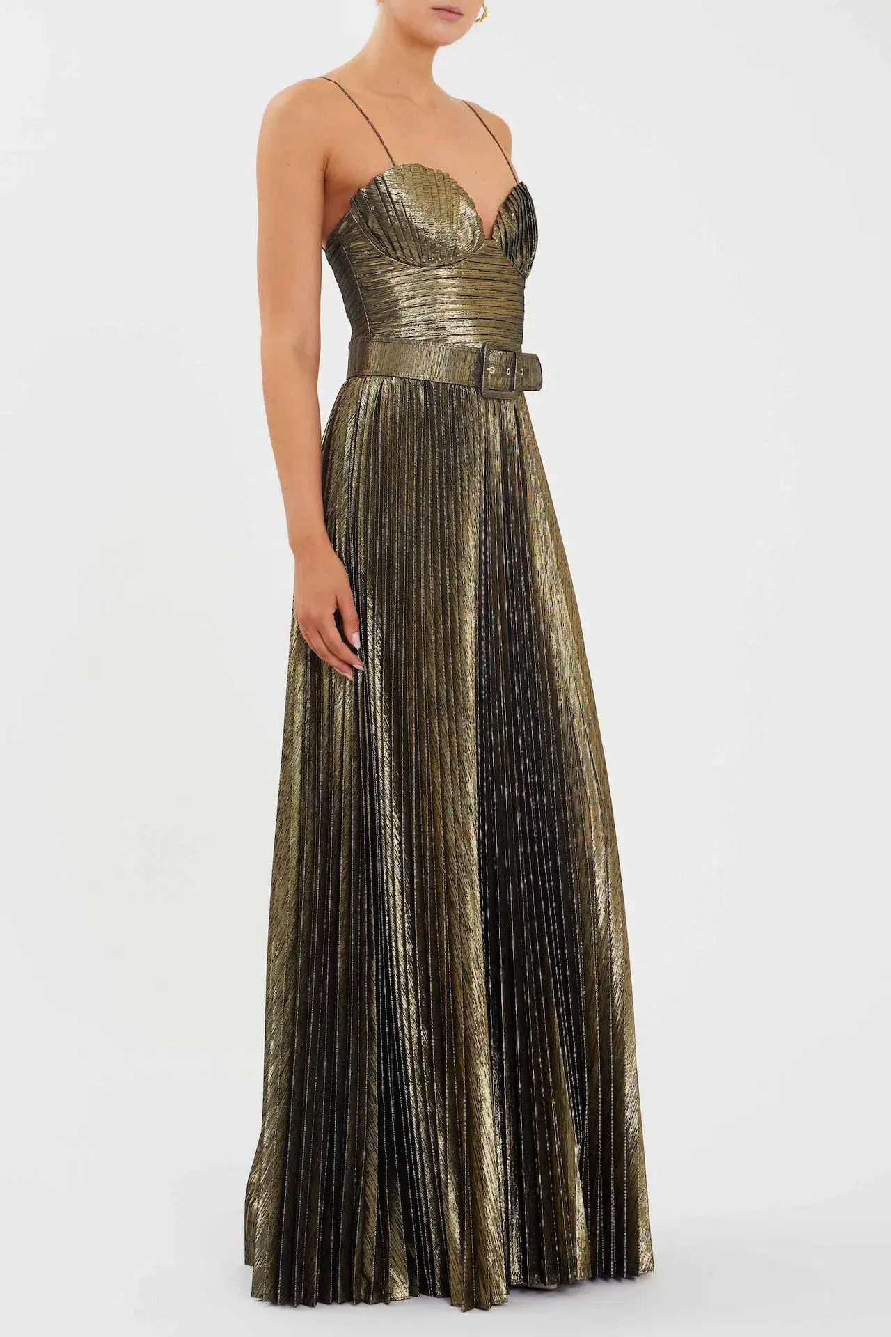 Rebecca Vallance Josie Gown in Metallic Size 14 - Image 3