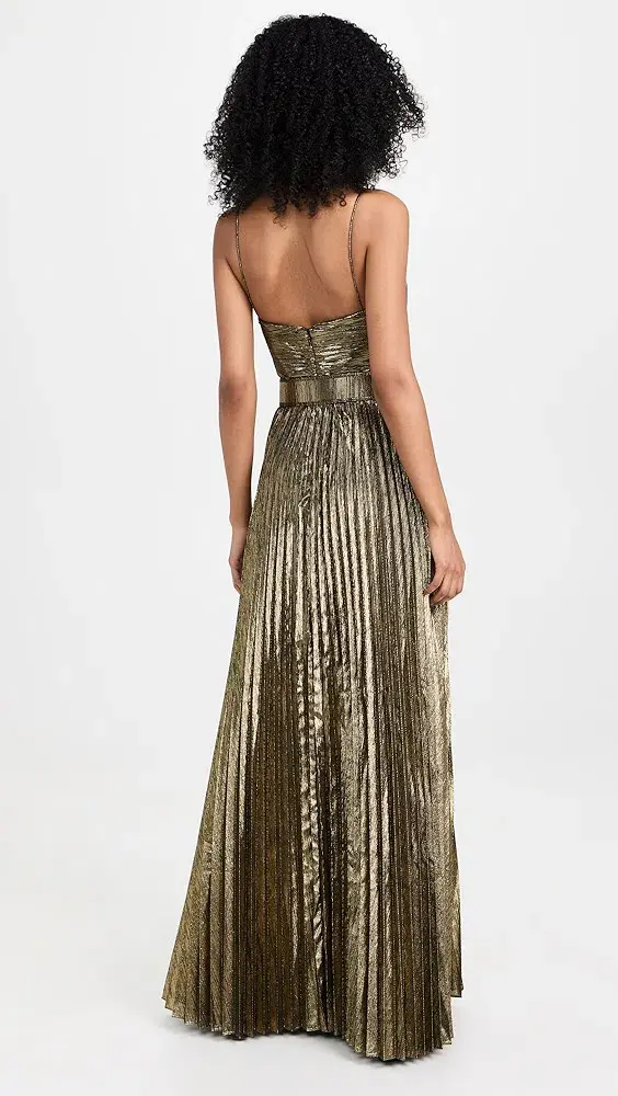 Rebecca Vallance Josie Gown in Metallic Size 14 - Image 4