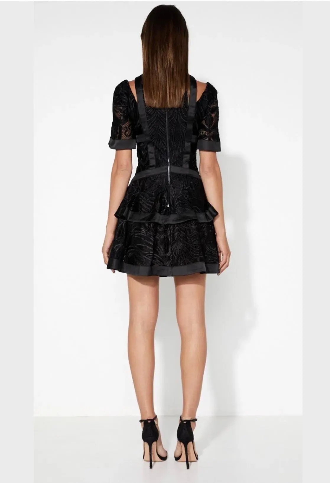 Mossman The Unapologetic Mini Dress Black Size 6 - Image 2