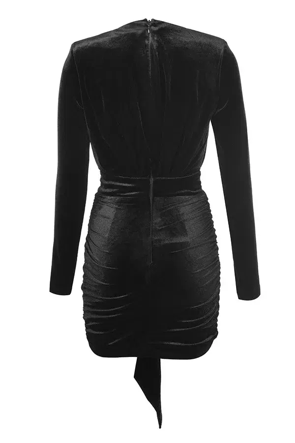 House of CB Mini Dress Black Size 8 - Image 3