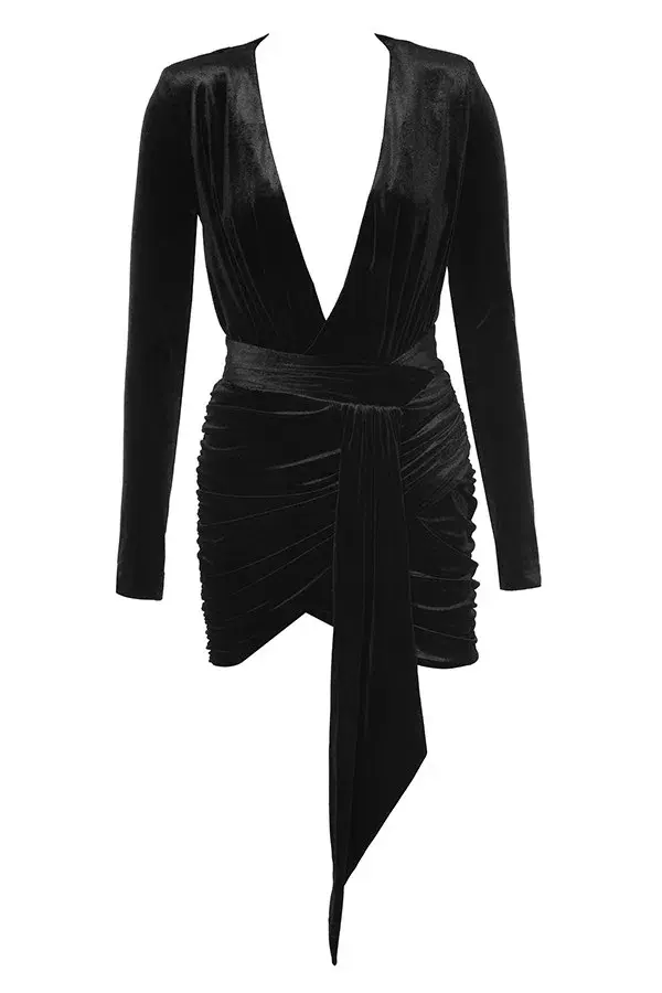 House of CB Mini Dress Black Size 8 - Image 4