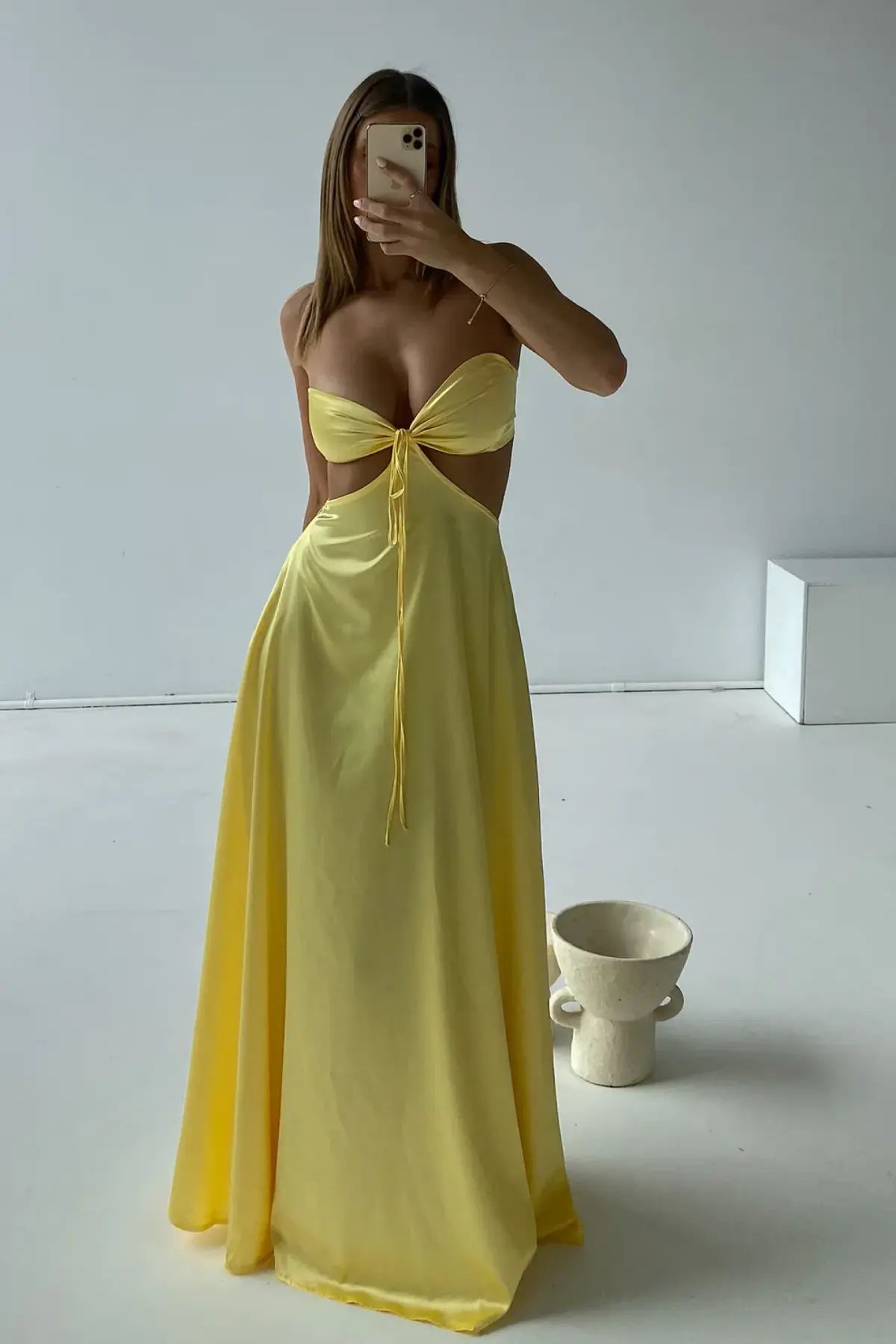 Lane & Sass Lucy Gown in Lemon Size S / AU 8 - Image 4