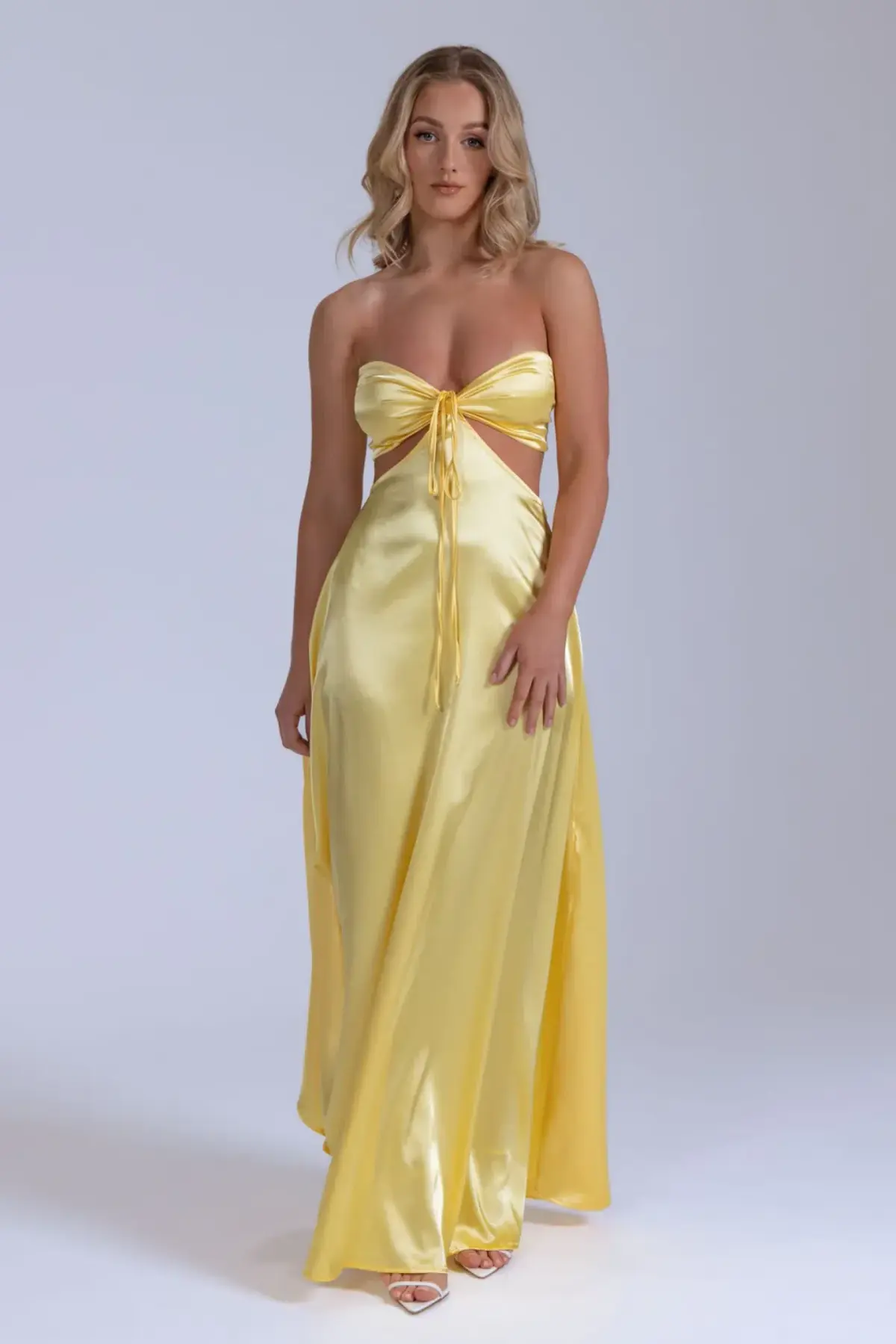 Lane & Sass Lucy Gown in Lemon Size S / AU 8 - Image 1