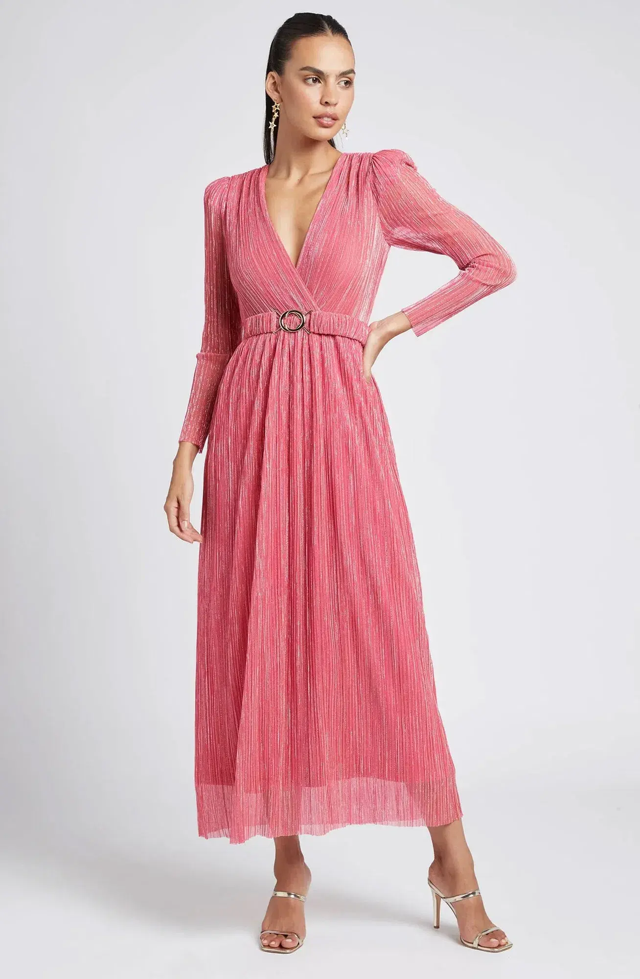 Sheike Fame & Fortune Dress Pink Size 14 - Image 4