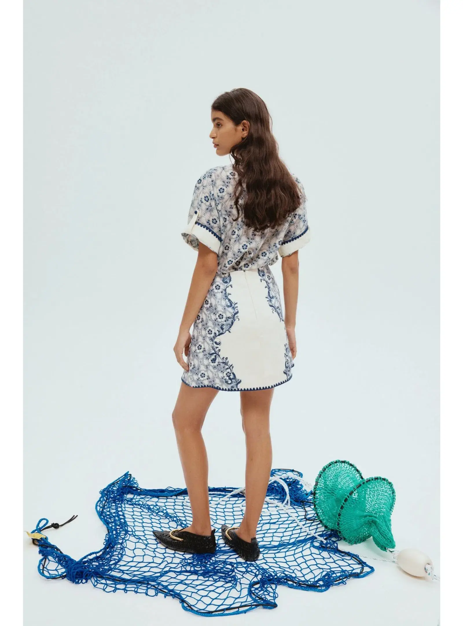 Alemais Airlie Shirt and Skirt Set Multi Size AU 8 - Image 3