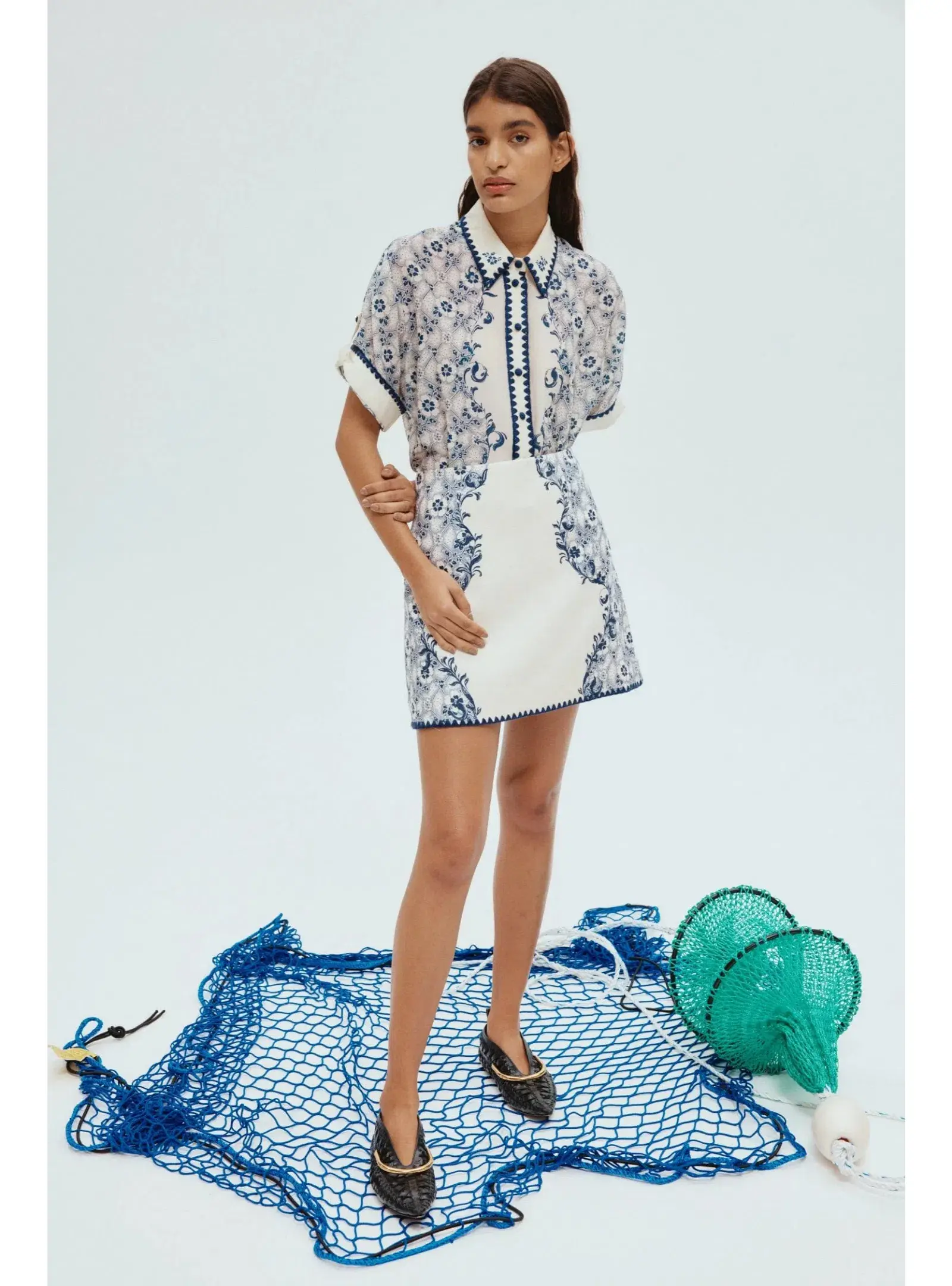 Alemais Airlie Shirt and Skirt Set Multi Size AU 8 - Image 1