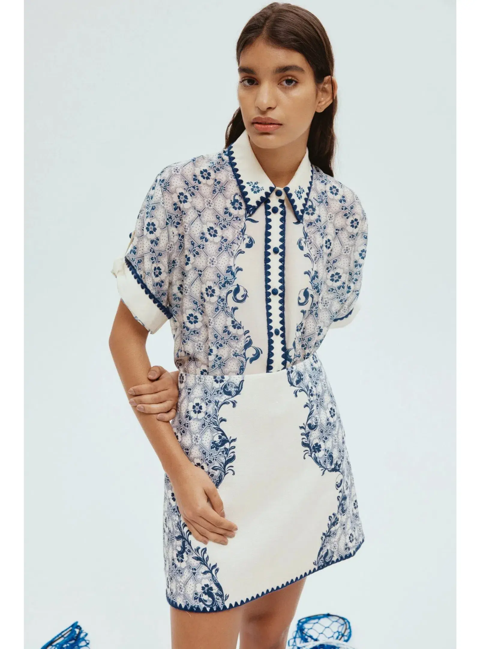 Alemais Airlie Shirt and Skirt Set Multi Size AU 8 - Image 2