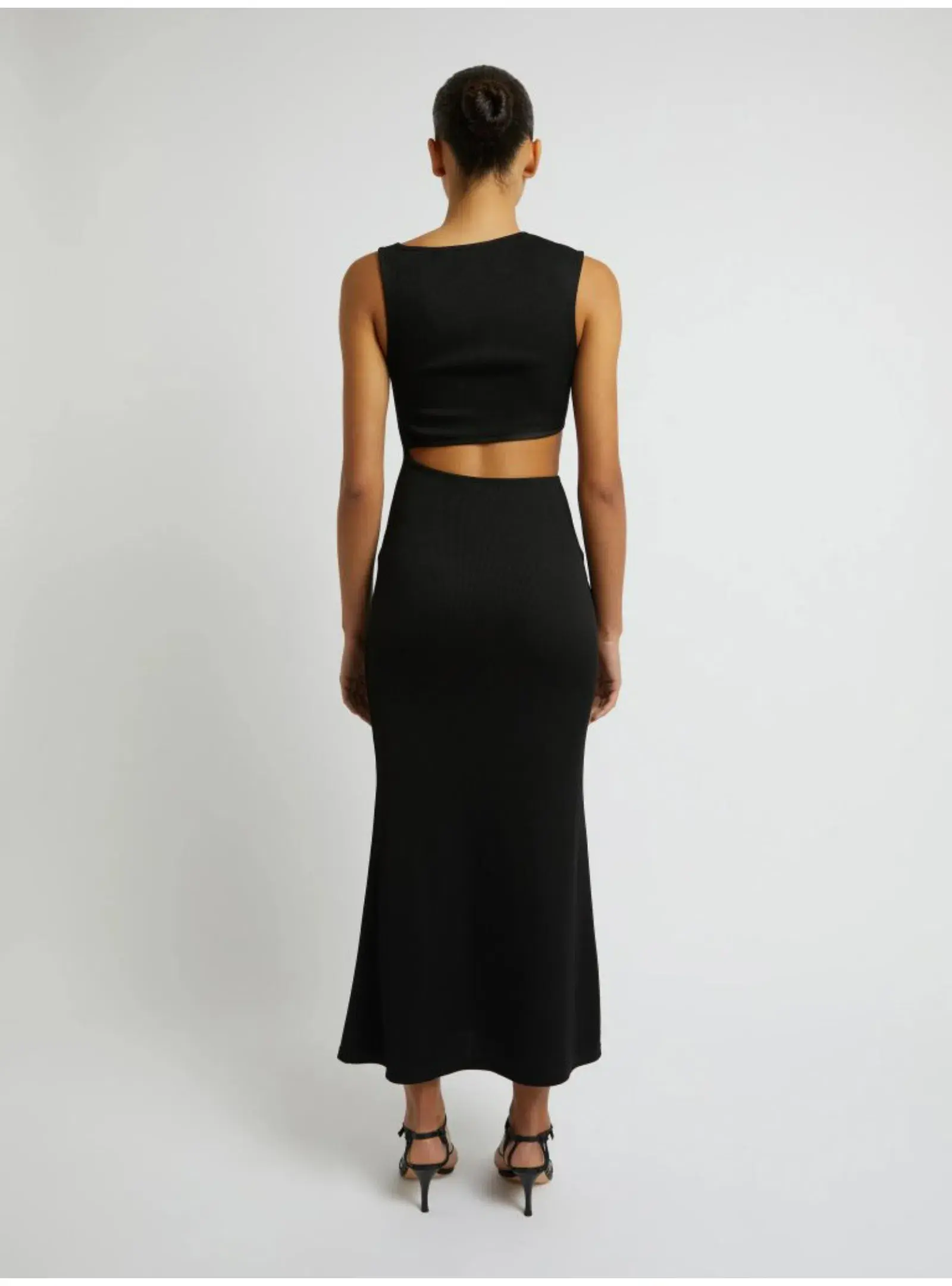 Christopher Esber Serpentine Crystal Stoned Tank Dress Black Size AU 6 - Image 6